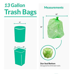 Biodegradable 13 Gallon Trash Bags