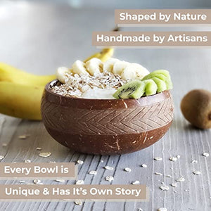 Coconut Bowls with Spoons